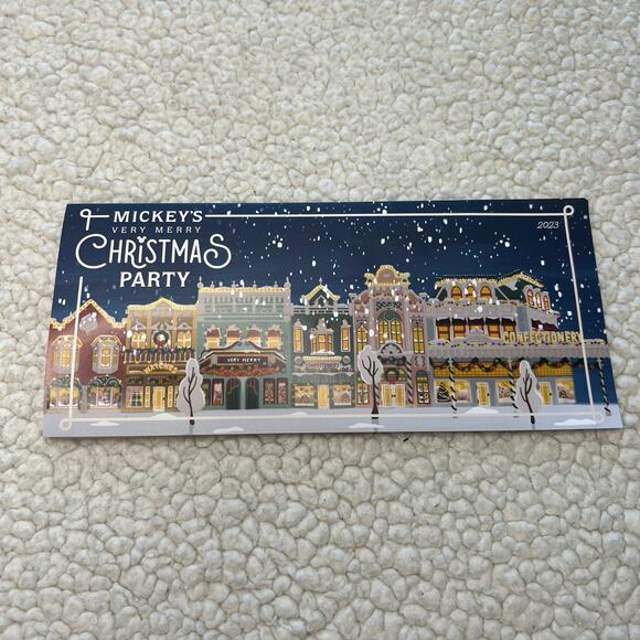 Mickey's Very Merry Christmas Party Toy Soldier Ornament and Map 2023 - Picture 4 of 8